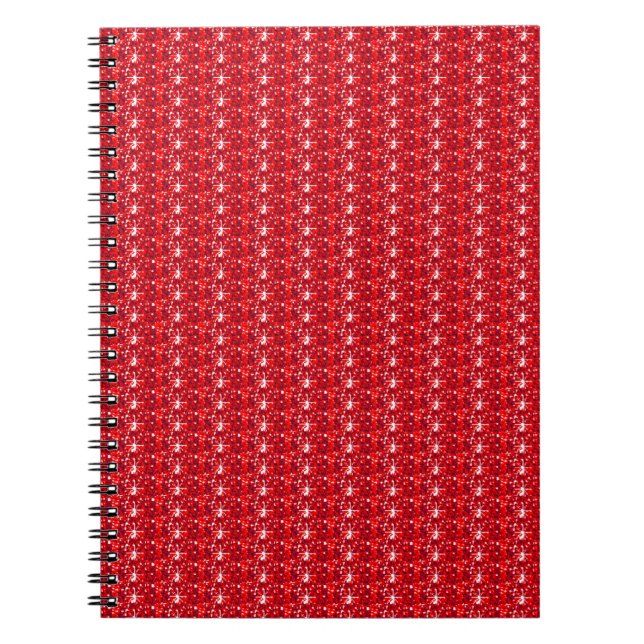 Anteckningsbok Röd Glitter (Framsidan)