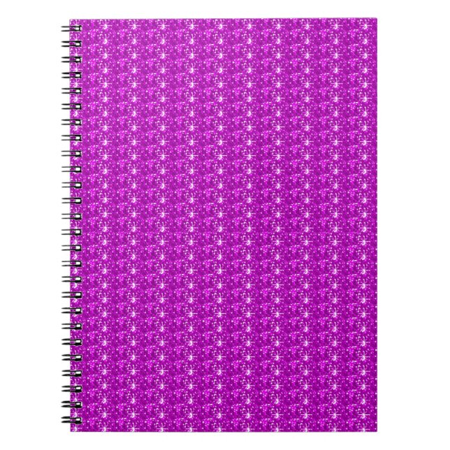 Anteckningsbok Rosa Glitter (Framsidan)