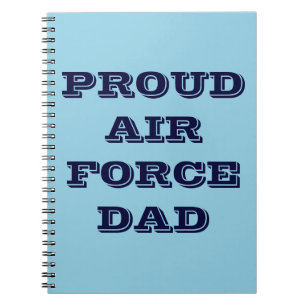 Anteckningsbok Stolt Air Force Pappa