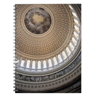 anteckningsbok - US-huvudstadkupol Med Spiral