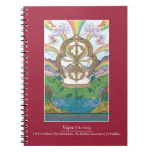 ANTECKNINGSBOK Vajra (Tib.: dorje) Med Spiral