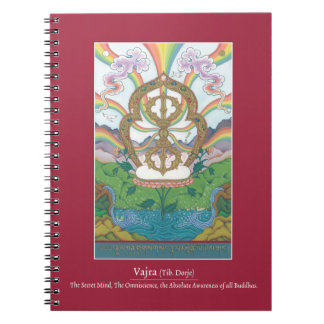 ANTECKNINGSBOK Vajra (Tib.: dorje) Med Spiral