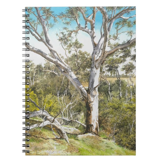 Anteckningsbok - "Werribee River Gum" (Framsidan)