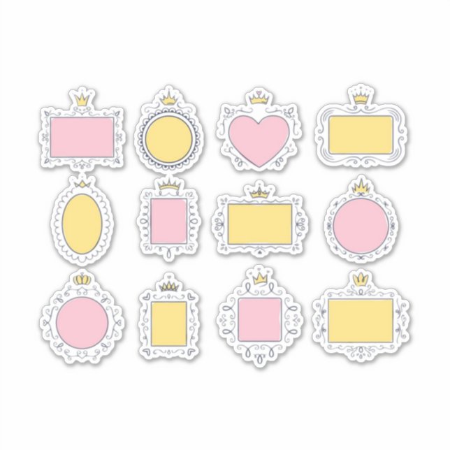 Anteckningsboks ram klistermärken (Framsida)