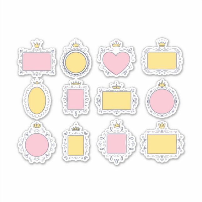 Anteckningsboksram Klistermärken (Framsida)