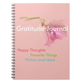 Anteckningsboktacksamhetjournal Anteckningsbok