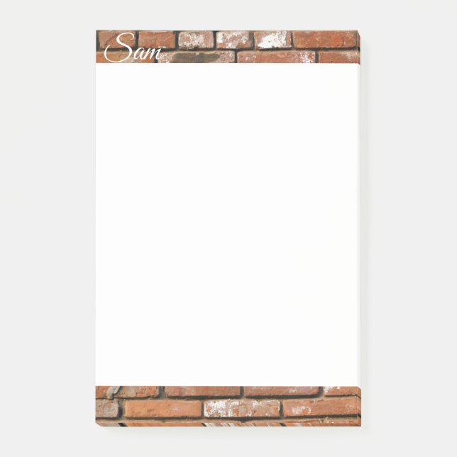 Anteckningsbygge för efterhandsnoter post-it block (Framsida)