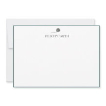 Anteckningskort Elegant Flat Modern botaniskt bruk