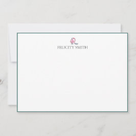 Anteckningskort Elegant Flat Modern Makeup Girls G