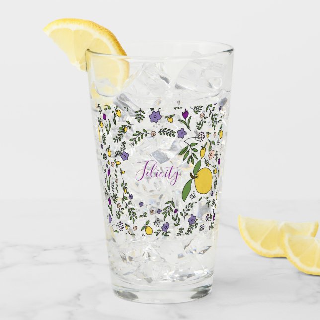 Anteckningskort - Elegant - modern botanisk Blommi Glaskopp (Framsida Ice)