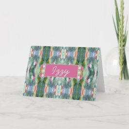 Anteckningskort för abstrakt Art Personlig