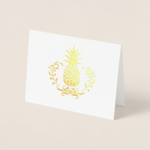 Anteckningskort för ananas för royal folierat kort