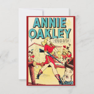 Anteckningskort för Annie Oakley