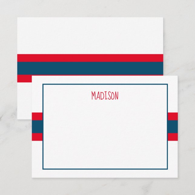 Anteckningskort för Färg-menyfliksområdet Rand Per (Fram/baksida)