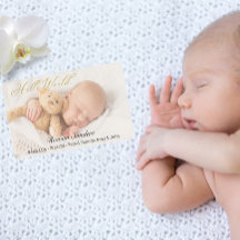 Anteckningskort för foto, nyfödd Baby