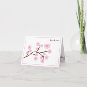 Anteckningskort för körsbär Blommar