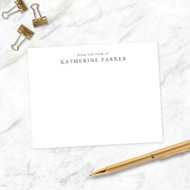 Anteckningskort för Personal Stationery för klassi Inbjudningar