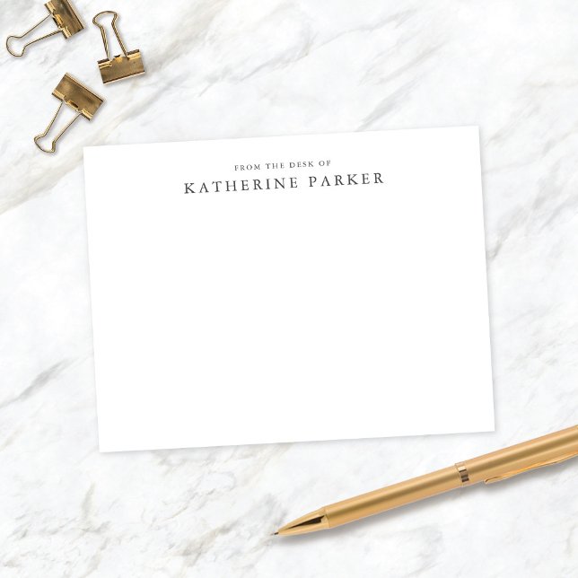 Anteckningskort för Personal Stationery för klassi Inbjudningar (Skapare uppladdad)