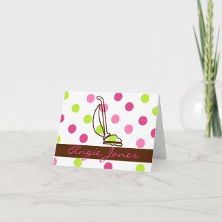 Anteckningskort för Städning tjänst