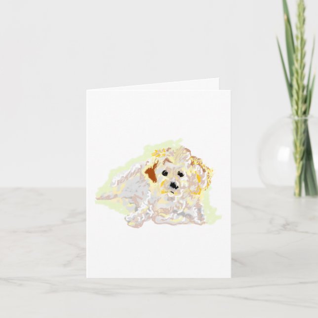 Anteckningskort: Golden Retriever Anteckningskort (Framsida)