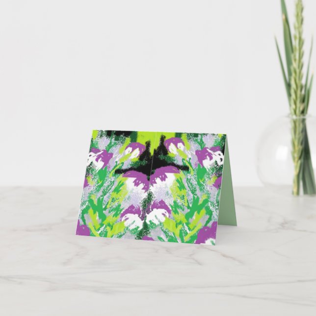 Anteckningskort: Greklands nationalblomma Anteckningskort (Framsida)