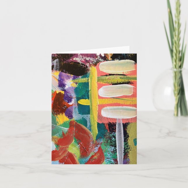 Anteckningskort i Candywood-design (Framsida)