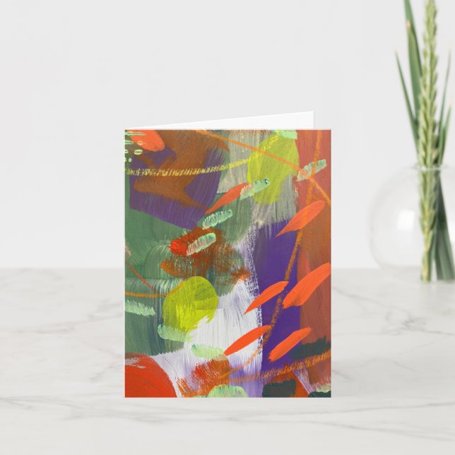 Anteckningskort i Fall is Falling Down-design (Framsida)