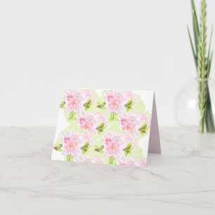 Anteckningskort: Körsbärs-Blommar Anteckningskort