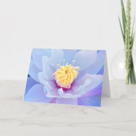 Anteckningskort med lavender-blomma