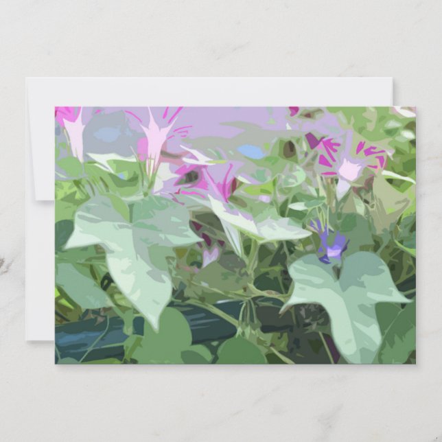 Anteckningskort med morgonens fantastiska design (Framsida)