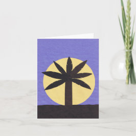 Anteckningskort med palmettodesign