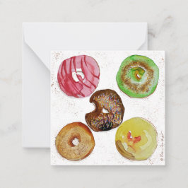 Anteckningskort med tilldelade Doughnut