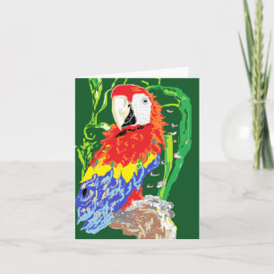 Anteckningskort/ Parrot Kort