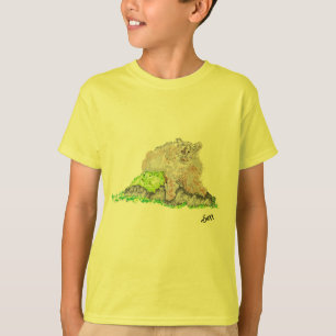Anteckningskort: Puma på T Shirt