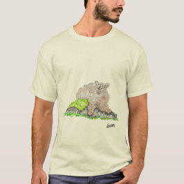 Anteckningskort: Puma på T Shirt