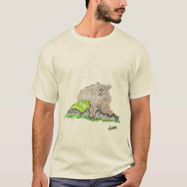 Anteckningskort: Puma på T Shirt (Framsida)