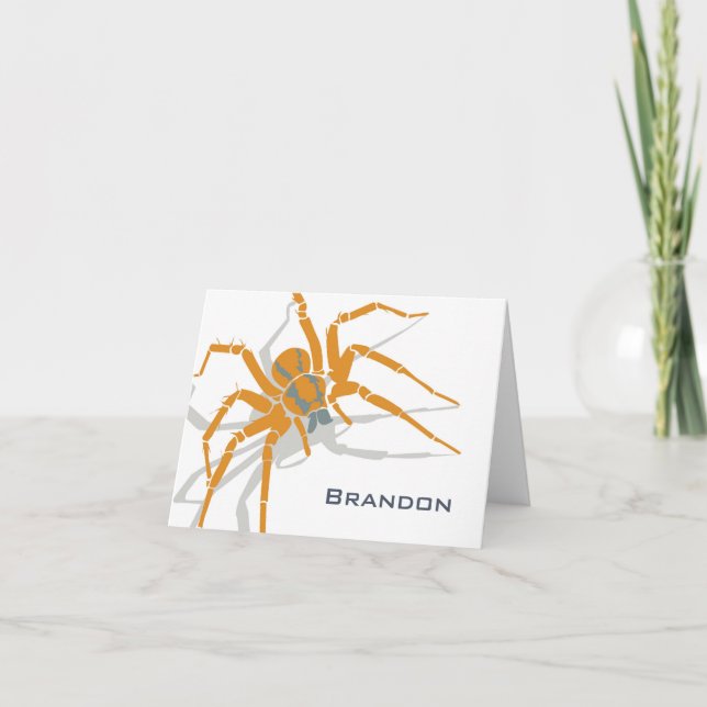 Anteckningskort - Spider (Framsida)