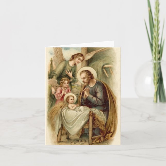 Anteckningskort (tom/Anpassningsbar): St. Joseph N (Framsida)