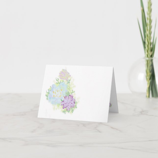 Anteckningskort: Vild Flowers Anteckningskort (Framsida)