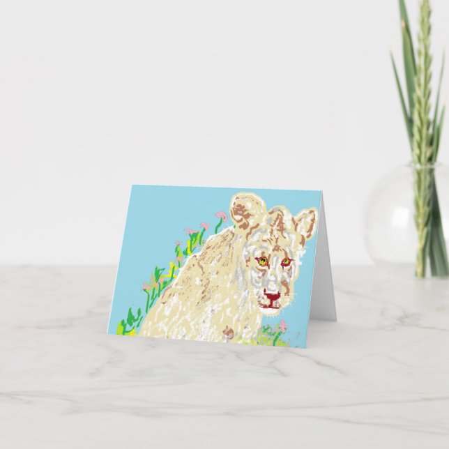 Anteckningskort, vitt standardhölje ingår kort (Framsida)