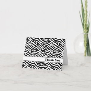 Anteckningskort - Zebra tryck