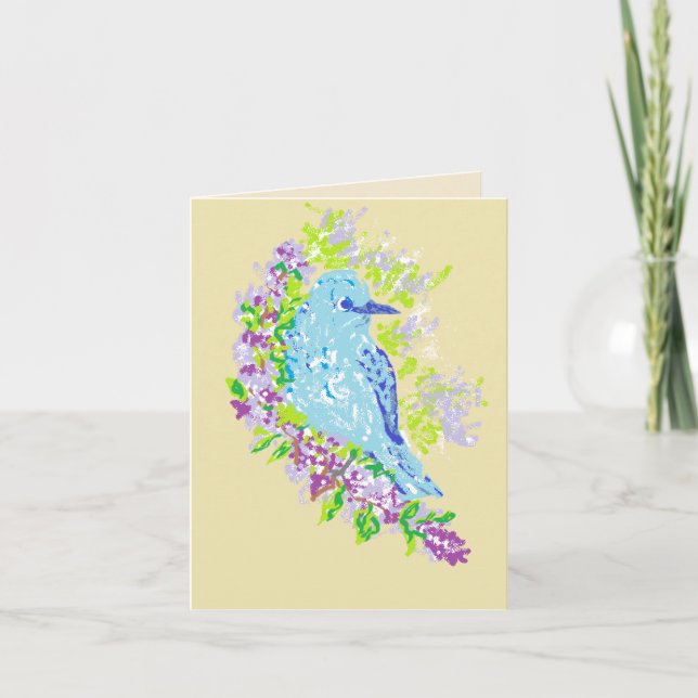 Anteckningskortet är tomt inuti kort (Framsida)