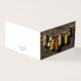 Anteckningskortset Lobster Flyter vid Peggys Cove Kort