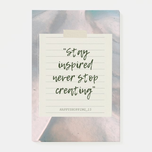 Anteckningsruta Post-it Block (Framsida)