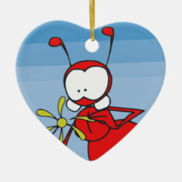 Antek vid Älskare Julgransprydnad Keramik