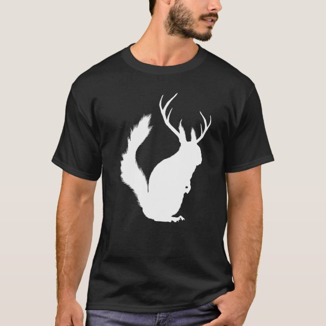 Antelabbit Squirrel Cute Rabbit Animal Graphic T Shirt (Framsida)