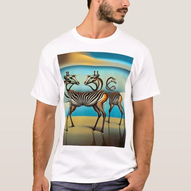 Antelopar som reflekterar Zebröder T Shirt (Framsida)