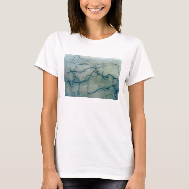 Antelope and bison, Perigordian (grottmålning) T Shirt (Framsida)