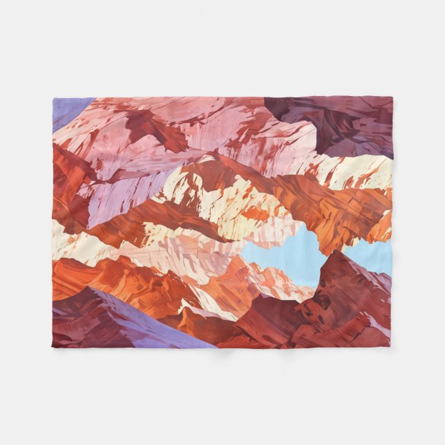 Antelope Canyon, Arizona Fleecefilt (Framsidan (Horisontell))