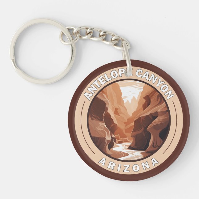 Antelope Canyon Arizona Retro Badge (Framsidan)